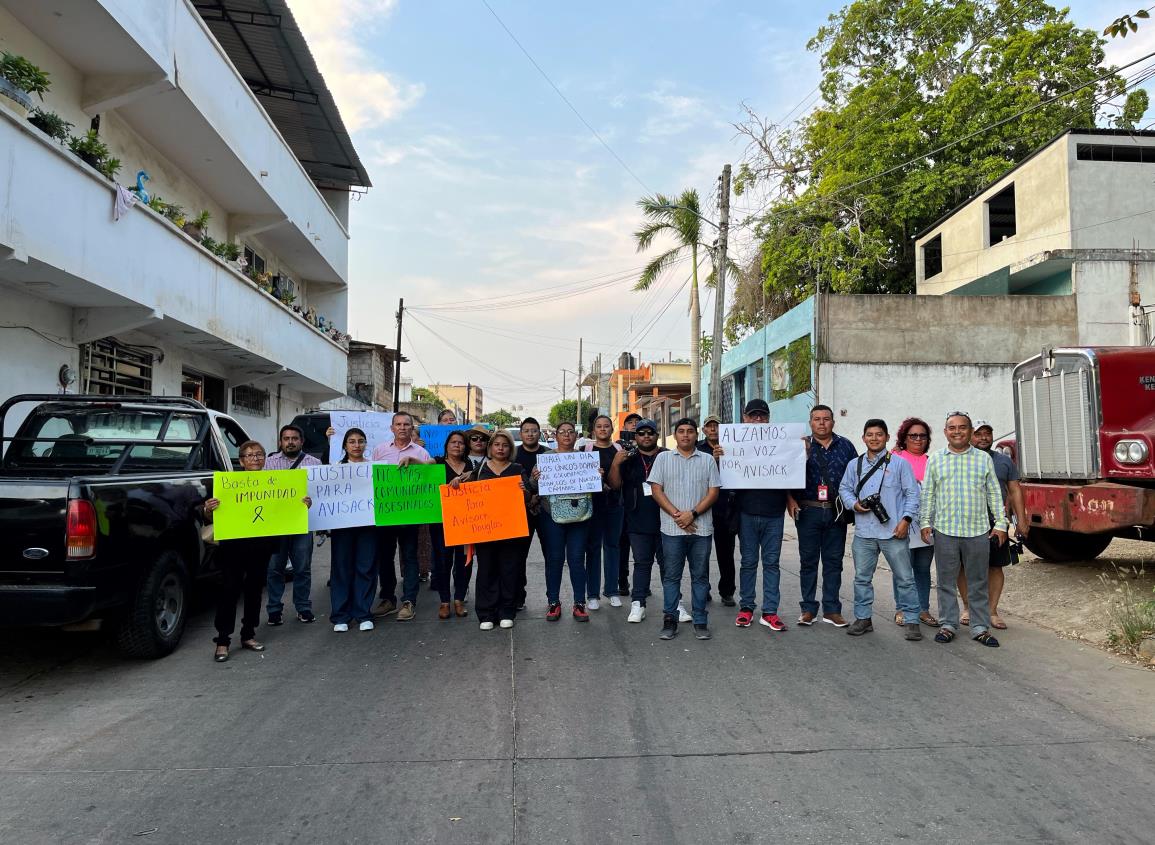 A una semana del homicidio de Avisac Douglas, periodistas siguen exigiendo justicia