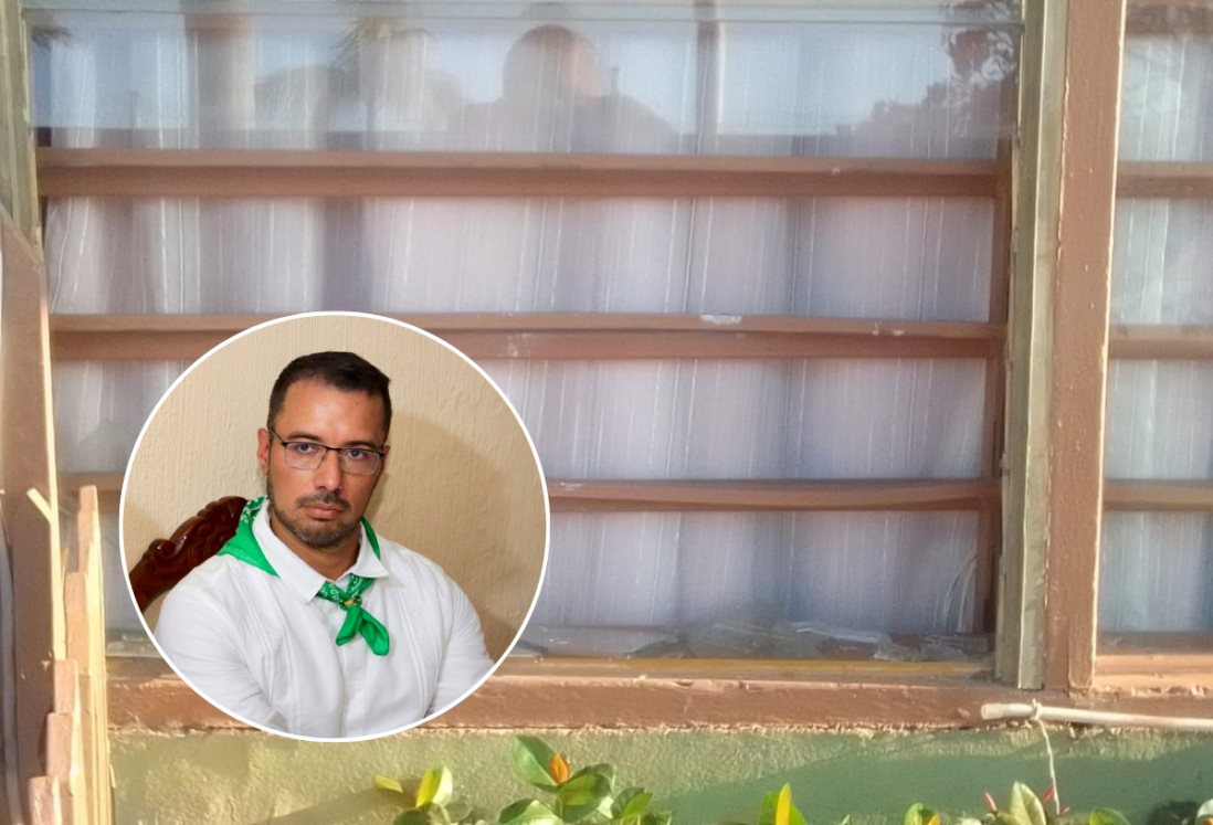 Vandalizan casa de la madre de Beto Cobos, candidato del Partido Verde en Alvarado