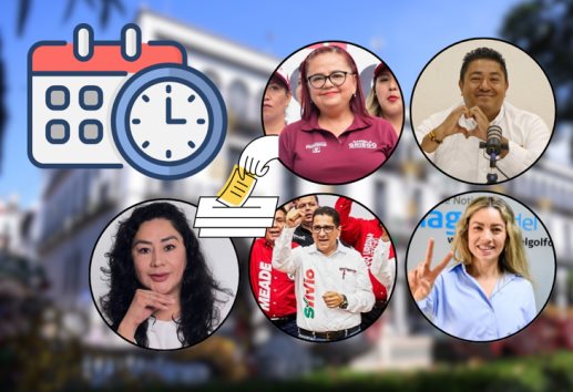Candidatos en Xalapa alistan sus cierres de campaña; estos son los horarios