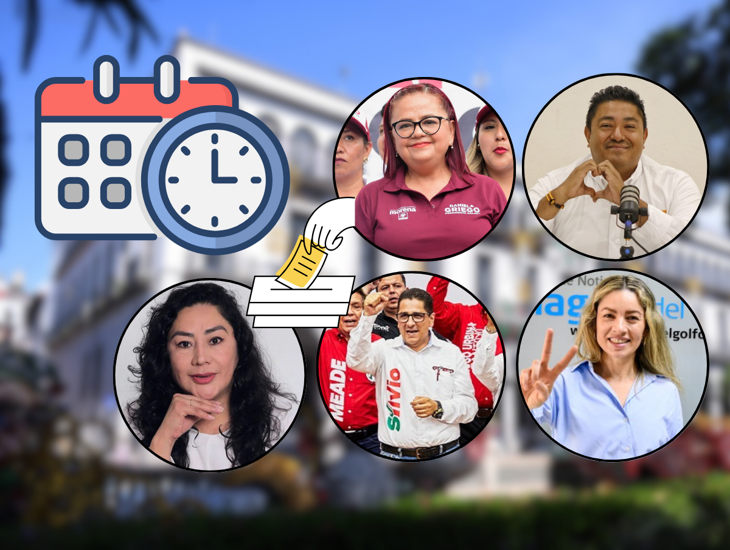 Candidatos en Xalapa alistan sus cierres de campaña; estos son los horarios