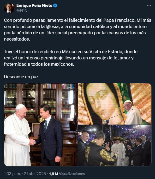 Reaparece Enrique Peña Nieto; ¿dónde anda el expresidente de México? (+Video)