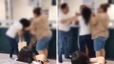 Graban pelea de mujeres en el IMSS de Veracruz por “colarse en la fila” | VIDEO