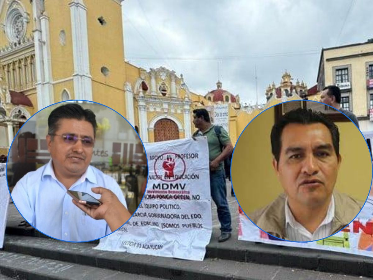 Profesores otra vez salen a las calles; protestan en Xalapa