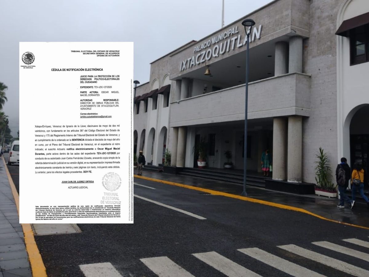 Emite TEV falló contra Ayuntamiento de Ixtaczoquitlán; debe transparentar recursos en obras