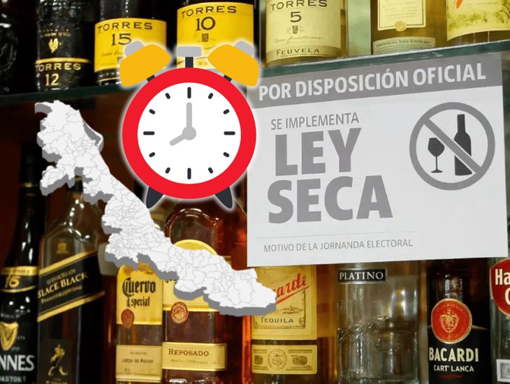 Elecciones en Veracruz: ¿a qué hora empieza la Ley Seca?