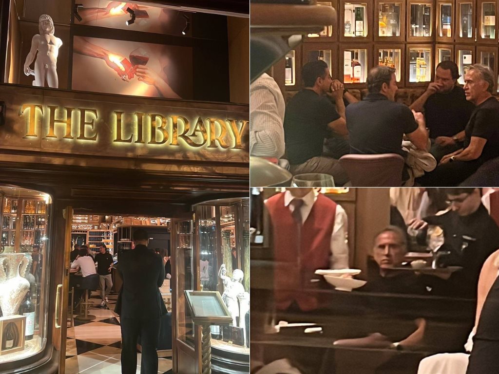 Exhiben al Clan Yunes en lujoso bar madrileño