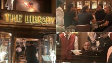 Exhiben al Clan Yunes en lujoso bar madrileño