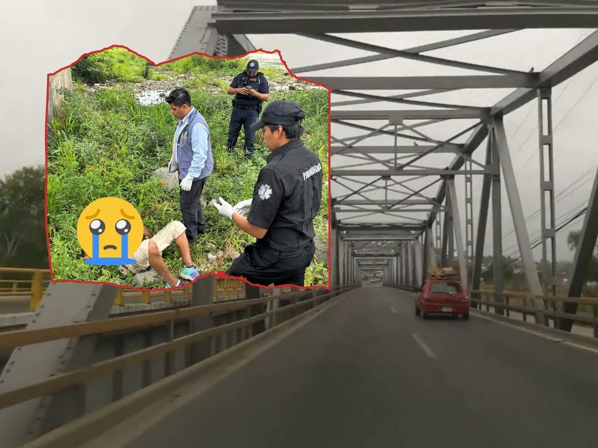 Sujeto se arroja del puente Cazones en Poza Rica; ¿sobrevivió?