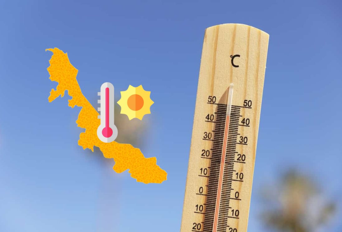 Sensación térmica en Veracruz rebasará los 40 grados Celsius hoy 27 de mayo
