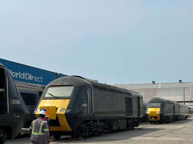 Tren Interoceánico: así son las locomotoras y vagones que llegaron a Coatzacoalcos