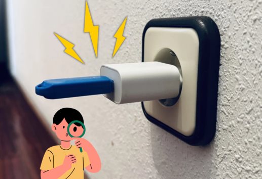 ¡No lo hagas! Esto pasa si conectas una memoria USB a un cargador de celular