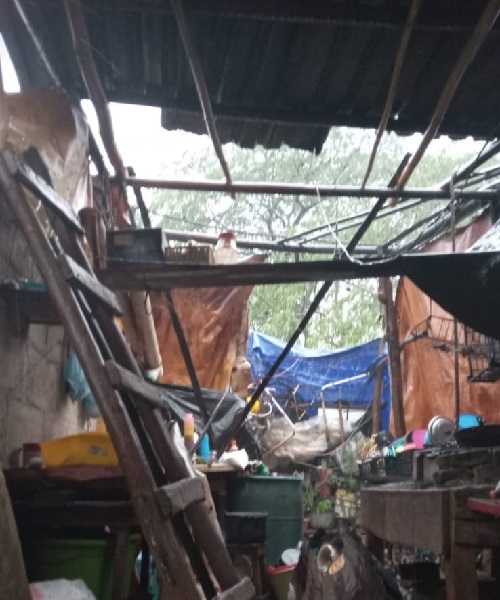 Granizo, caos y destrozos: tormenta sorprende a Jalcomulco