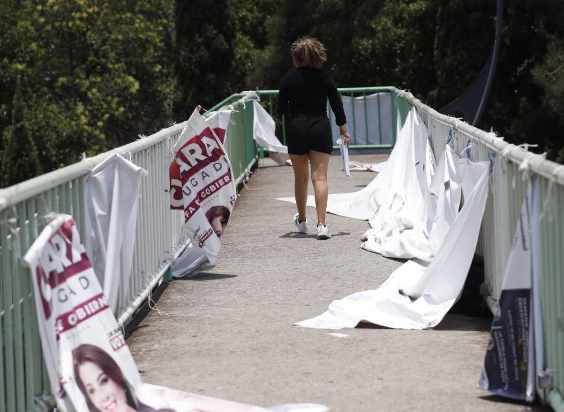 Terminan campañas, dejando basura y problema ambiental