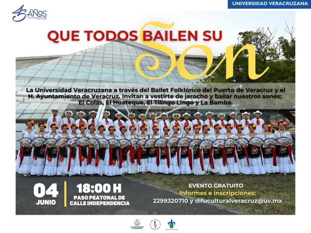 Ballet Folklórico: Fecha y hora de espectáculo en centro histórico de Veracruz
