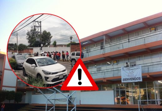Cae alumno de la Secundaria Técnica 3 en Xalapa, desde el segundo piso