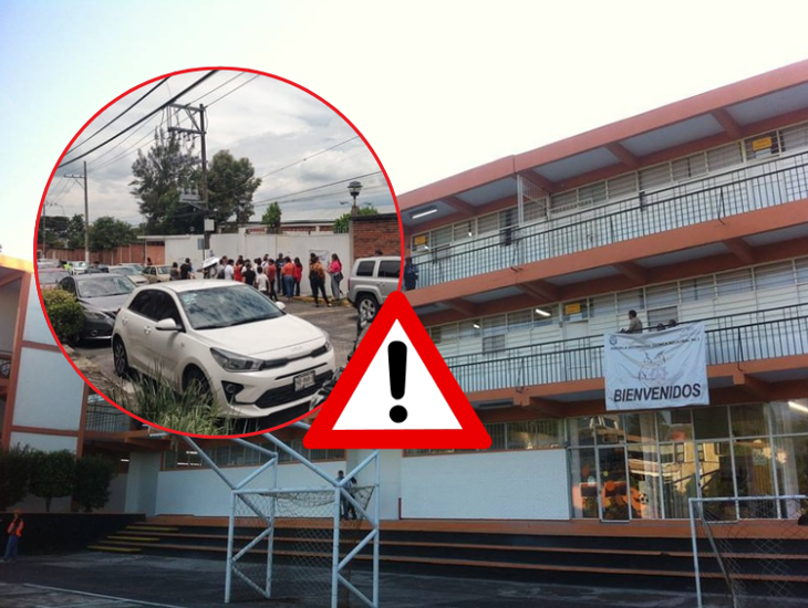 Cae alumno de la Secundaria Técnica 3 en Xalapa, desde el segundo piso
