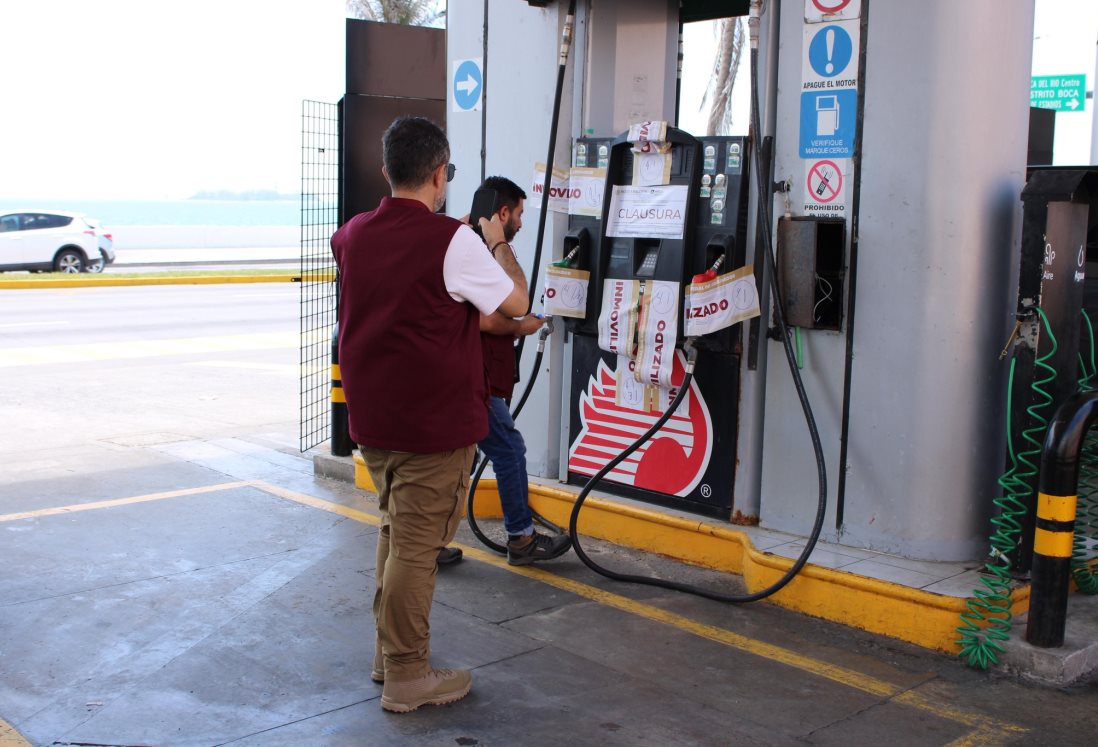 Clausuran 6 gasolineras en Veracruz por incumplir normas ambientales y operativas
