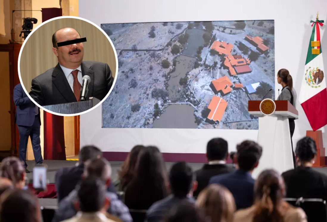 Conagua recupera presas irregulares en rancho del exgobernador de Chihuahua, César Duarte