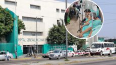 Denuncian que IMSS de Veracruz tiene a los pacientes canalizados en el pasillo