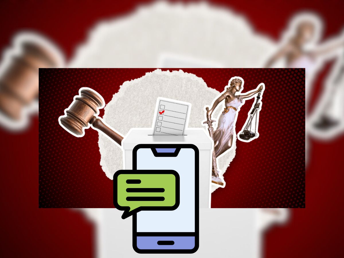 Instruyen por SMS cómo marcar boletas en elección judicial