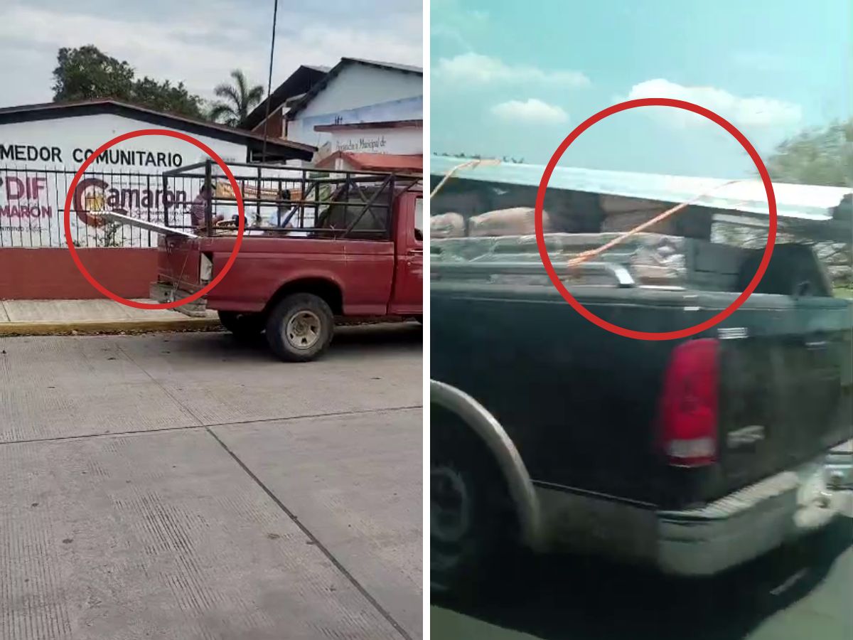 Acusan uso de apoyos a favor de una candidata en Camarón de Tejeda (+VIDEO)