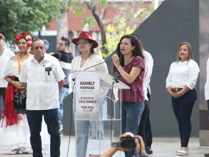 No confiarse y salir a defender los votos, pide Luisa María Alcalde (+Video)