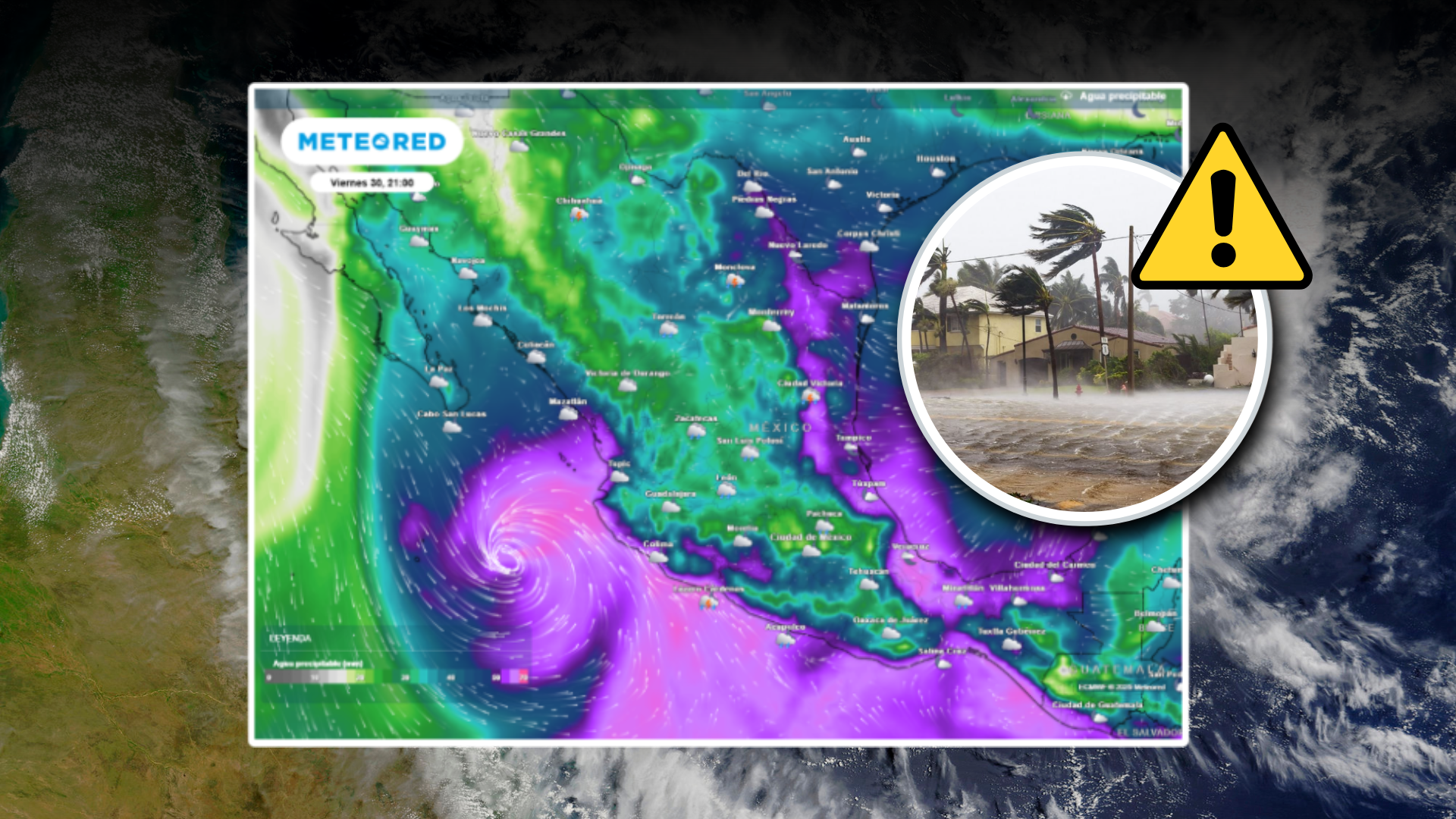 ¡Ya viene! ciclón tropical Alvin, así es como Veracruz y otros estados se verán afectados