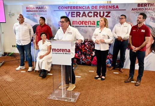 "Se ganará la mayoría de municipios de Veracruz", dice líder estatal de Morena