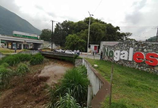 Temen otra barrancada: PC vigila crecida del río Chiquito en Nogales