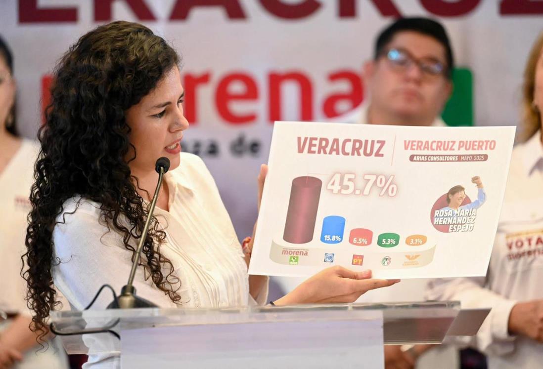 Indiscutible triunfo de Rosa María en Veracruz, señala Luisa María Alcalde Luján