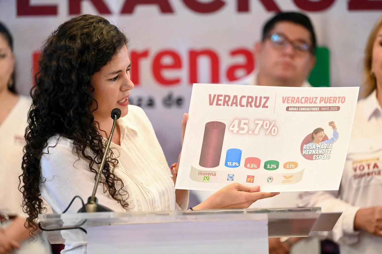 Indiscutible triunfo de Rosa María en Veracruz, señala Luisa María Alcalde Luján
