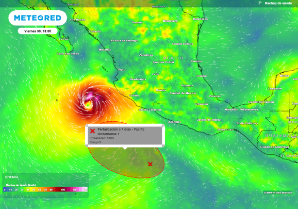 ¡Ya viene! ciclón tropical Alvin, así es como Veracruz y otros estados se verán afectados