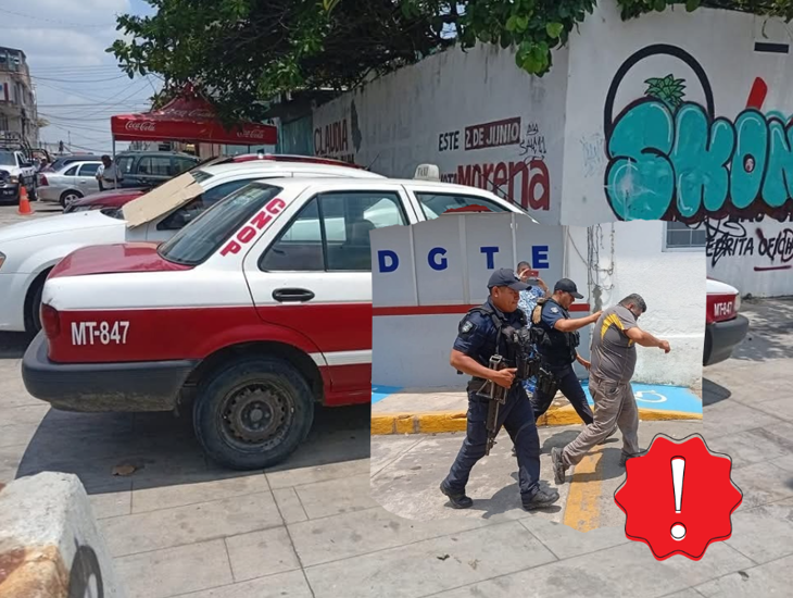 ¡Indignante! por acoso, detienen a taxista en Martínez de la Torre
