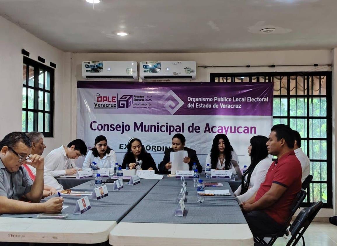 Renuncia presidenta del Consejo Municipal Electoral del OPLE en Acayucan