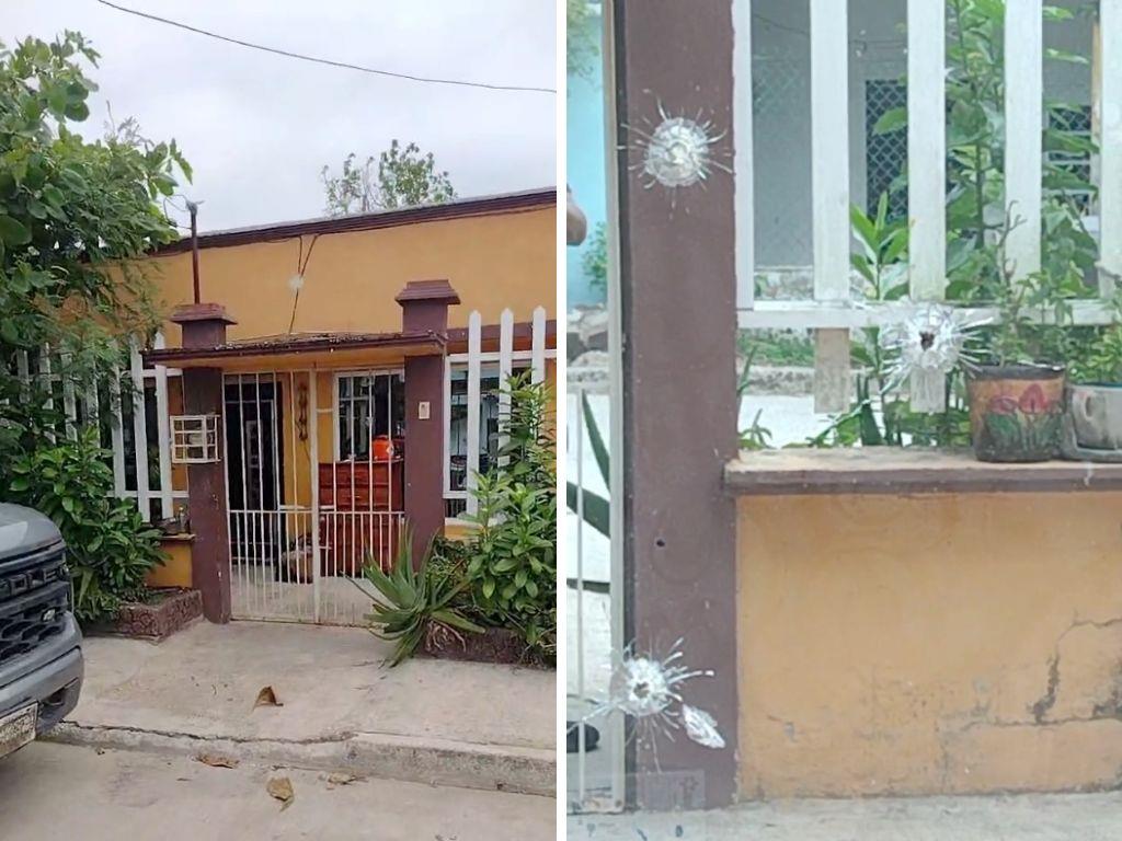 Balean casa de dirigente del CTM-CATEM en Las Choapas, estaba acusado de secuestro