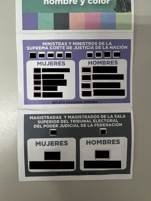 INE prohíbe reparto de acordeones previo a elección judicial del 1 de junio