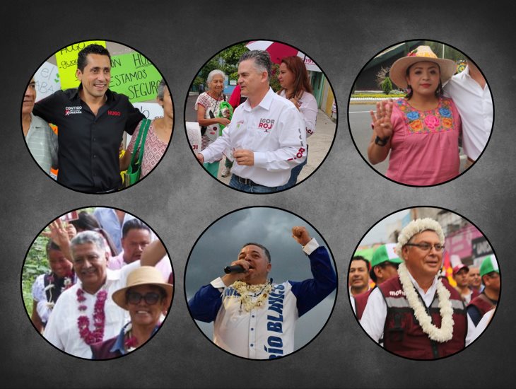 Así cerraron campaña los candidatos de la región centro de Veracruz