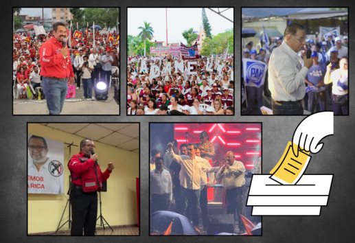Sin incidentes, cierran campaña los cinco candidatos en Poza Rica