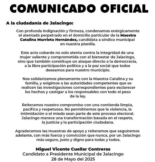 Atacan a balazos vivienda de Catalina Murrieta Hernández