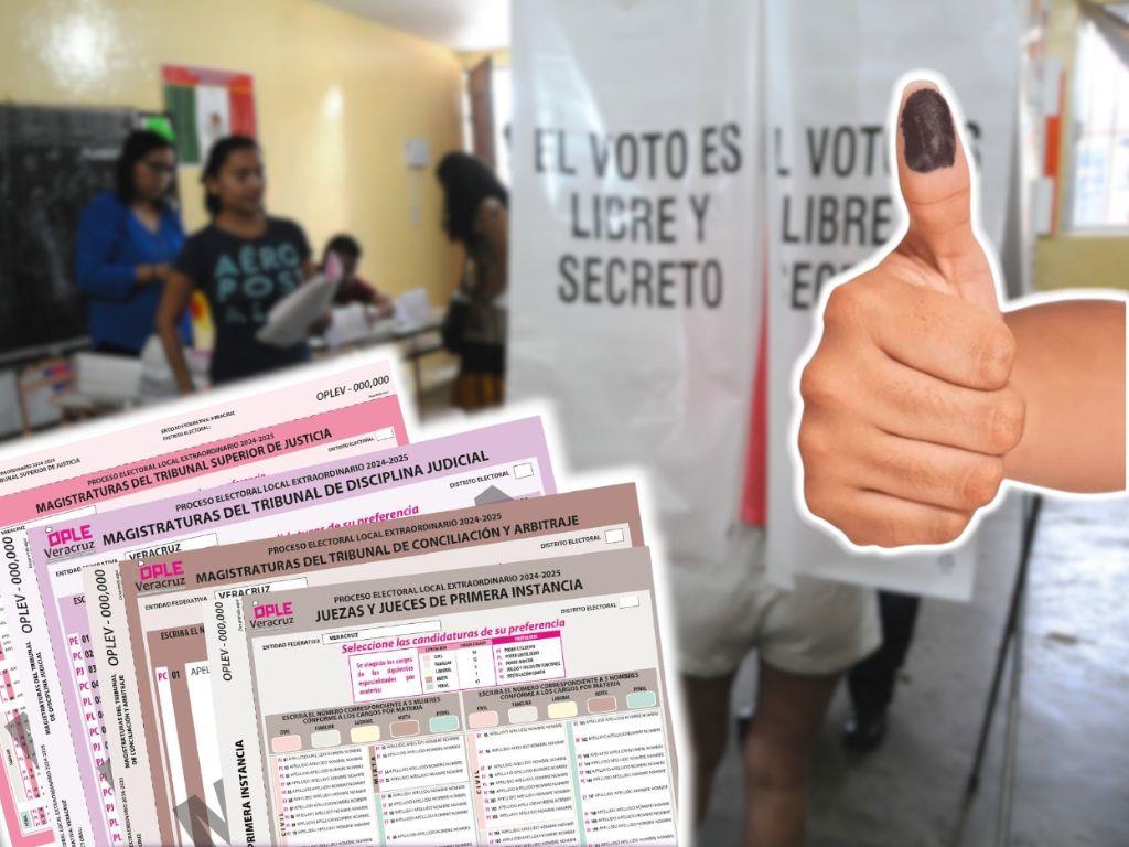 Elección judicial: ¿cuáles son los colores de las boletas y qué se vota en cada una?