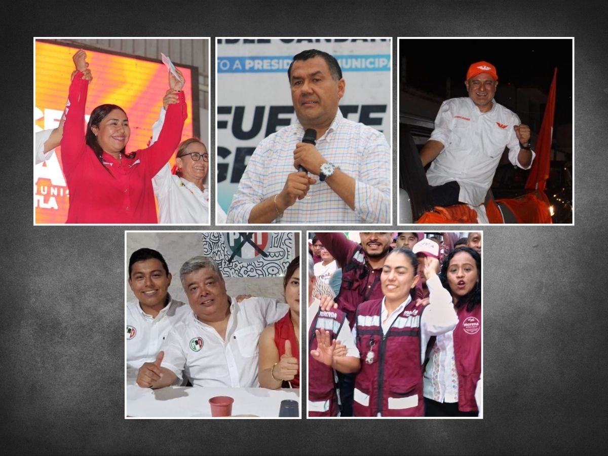 Elecciones 2025: Cinco candidatos cierran campañas en Misantla
