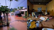 Intensa lluvia azota a tres municipios del sur; reportan daños en decenas de viviendas | FOTOS