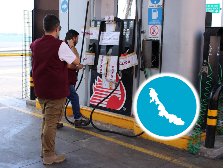 Clausuran seis gasolineras en Veracruz por incumplimiento técnico y ambiental