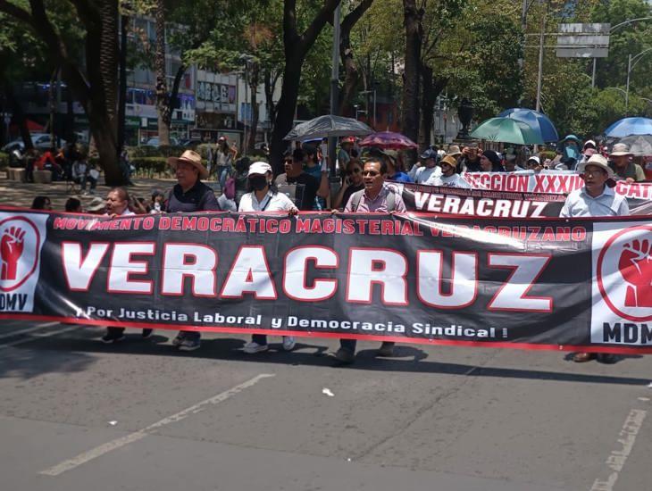 Maestros de Veracruz siguen exigiendo abolir la Ley del ISSSTE de 2007