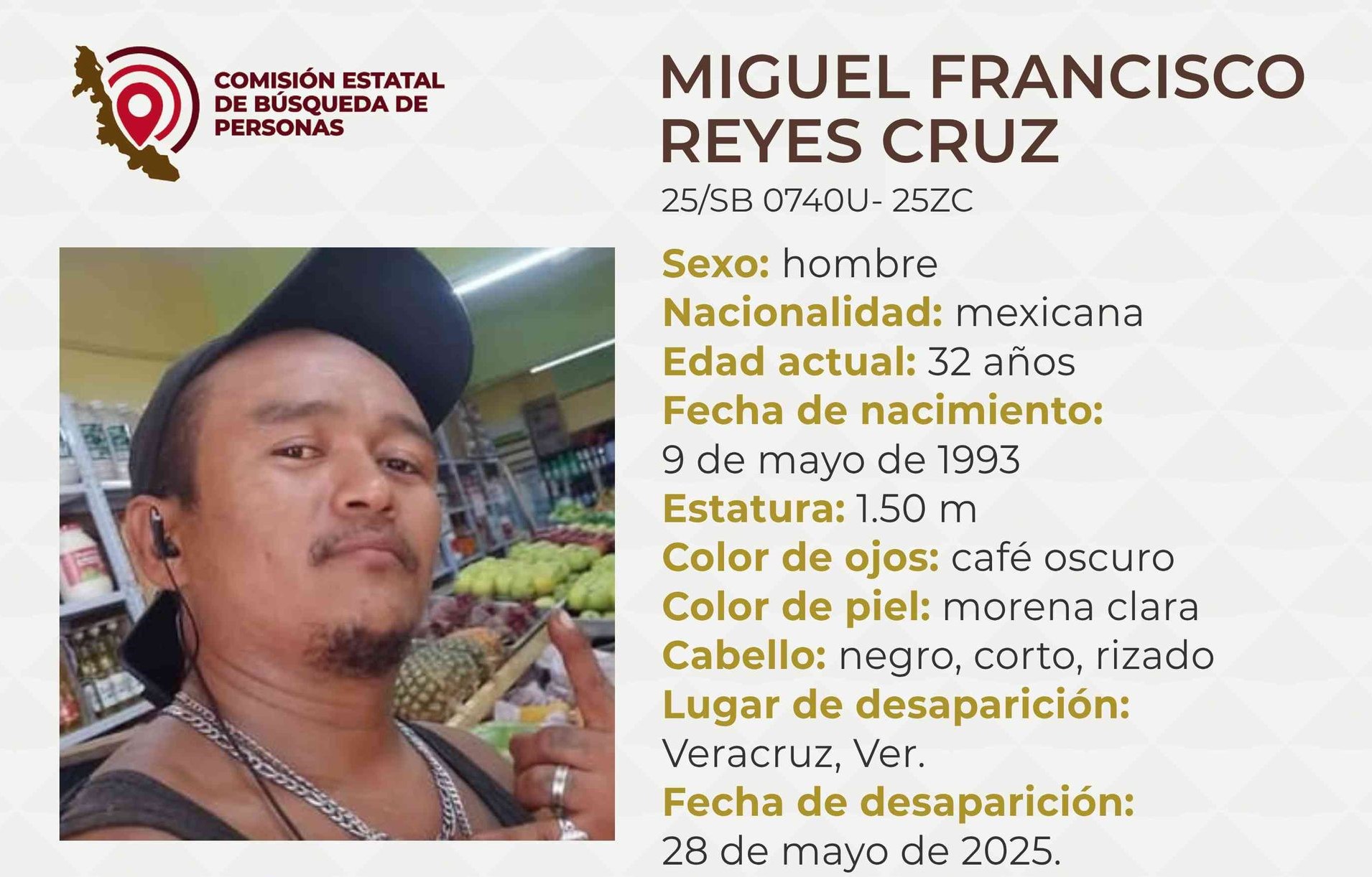 Desaparece Miguel Francisco Reyes Cruz en el puerto de Veracruz