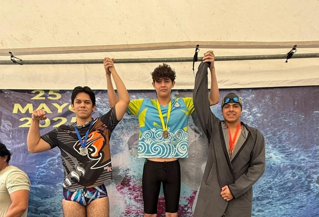 Destaca Club MARES en torneo de natación