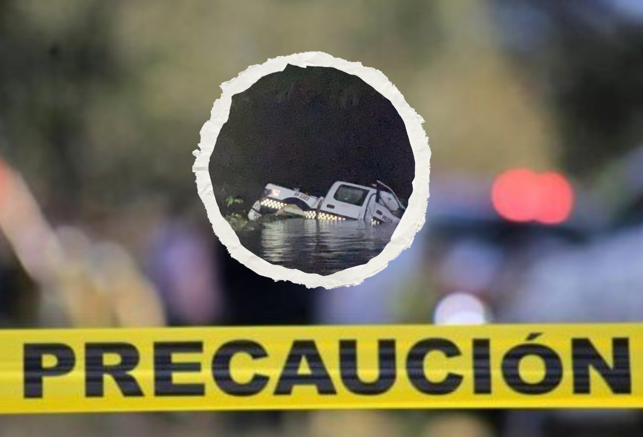 Patrulla de la SSP de Veracruz cae en barranca; hay 2 policías desaparecidos