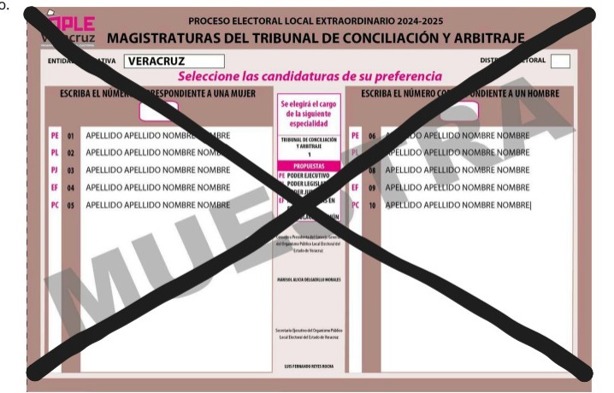 Elecciones Judiciales 2025: ¿Qué pasa si me equivoco al marcar mi boleta? esto debes hacer
