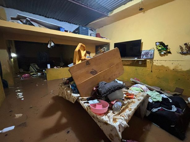 Lluvias causan daños en Acayucan, Oluta y Soconusco; alertan por más precipitaciones