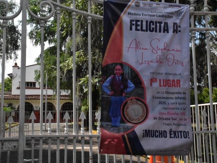 Alumna de la Cantonal de Orizaba gana Olimpiada de Conocimiento; irá a etapa estatal